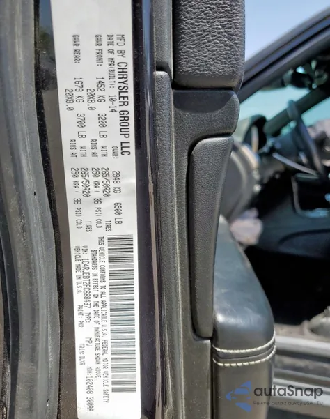 2015 Jeep Grand Cherokee Limited from USA, damaged, VIN 1C4RJEBT2FC688437